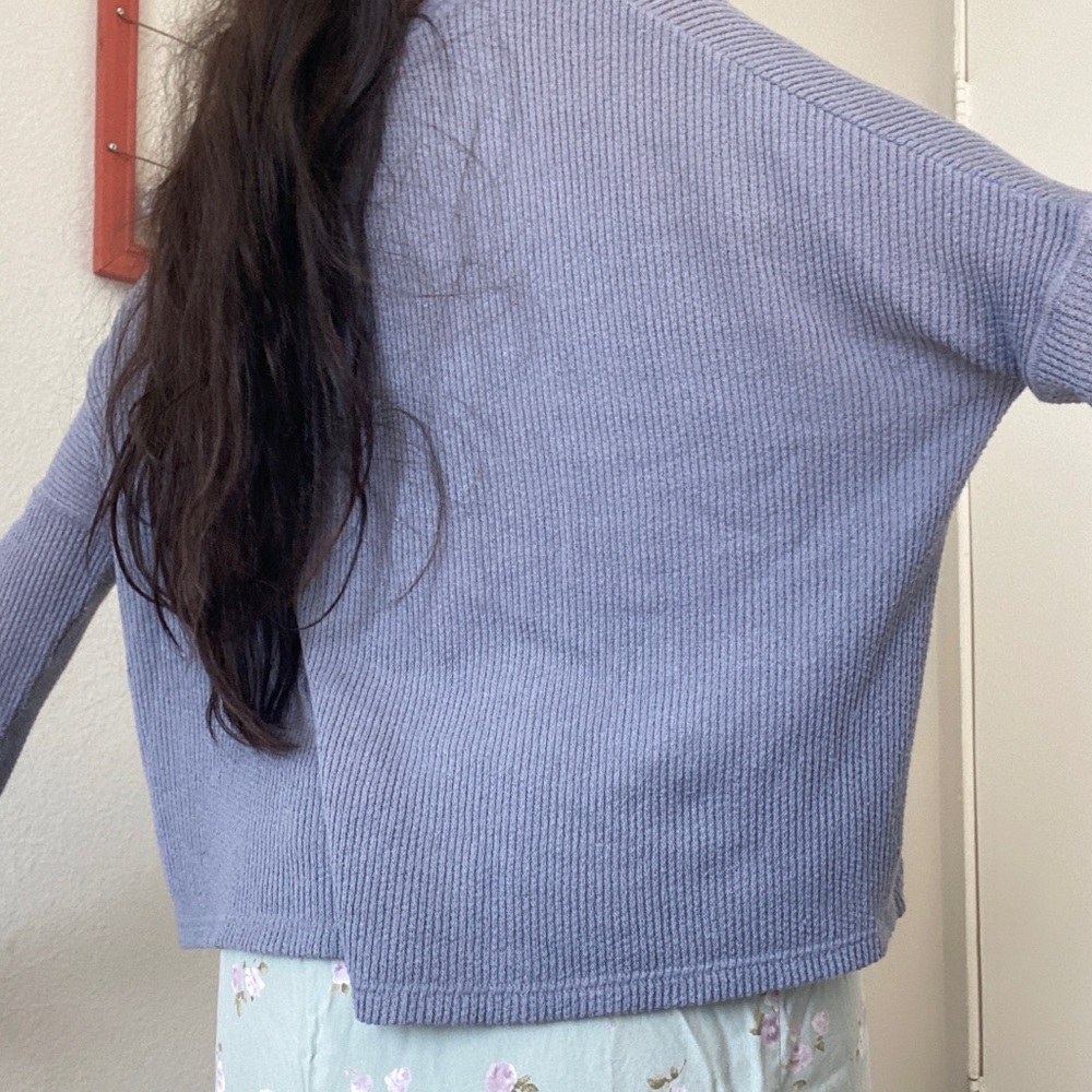 SOLD periwinkle knit top 🧚🏽‍♀️ - Picture 2 of 4